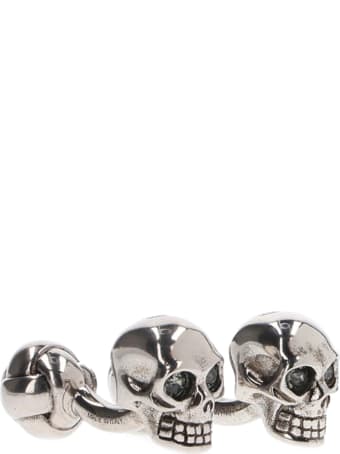 Alexander McQueen 'twin Skulls' Cuffs