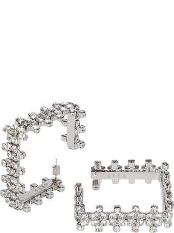 AREA Silver-tone Brass Earrings
