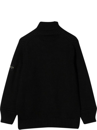 Stone Island Junior Black Sweater