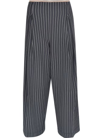 Ibrigu Straight-leg Striped Trousers