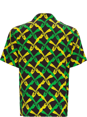 Bottega Veneta Rayon Shirt With 1987 Graphic Print