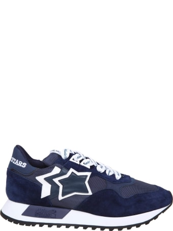 Atlantic Stars Draco Sneakers In Nylon And Suede Color Blue