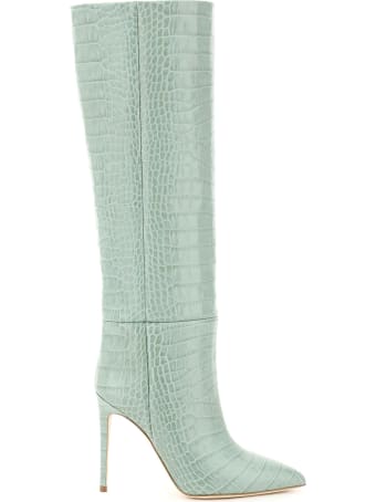 Paris Texas Crocodile Print Stiletto Boots