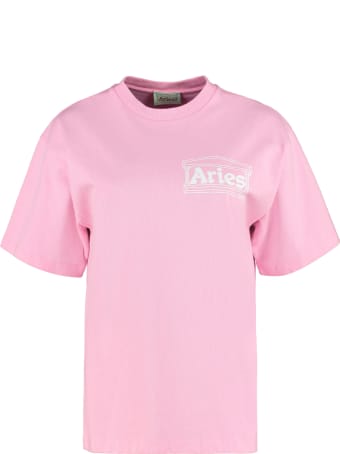 Aries Printed Cotton T-shirt