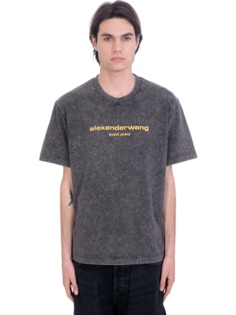 Alexander Wang T-shirt In Grey Cotton