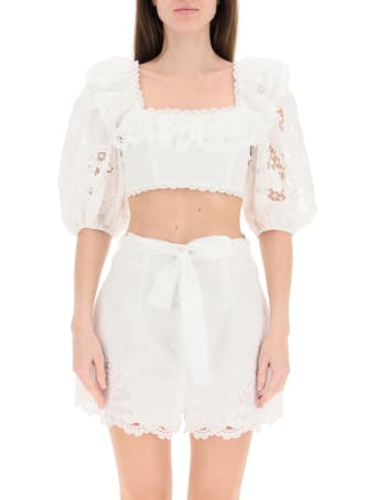 Zimmermann Lulu Scallop Frill Top