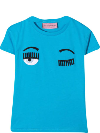 Chiara Ferragni Light Blue T-shirt