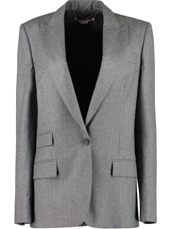 Stella McCartney Tailored Bell Wool Single-breasted Blazer