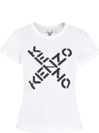 Kenzo Logo Print Cotton T-shirt