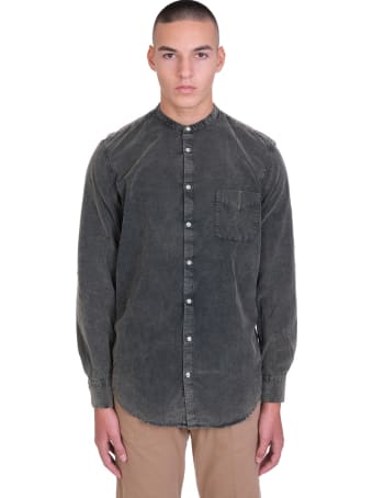 Massimo Alba Shirt In Grey Cotton