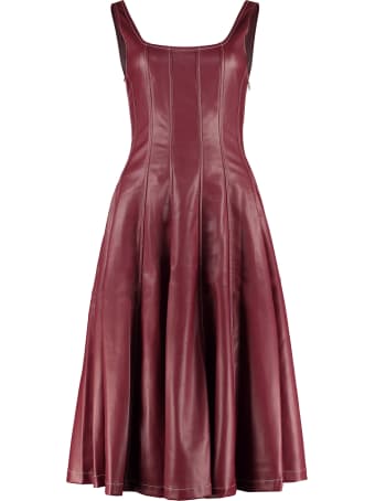 STAUD Wells Leather Dress