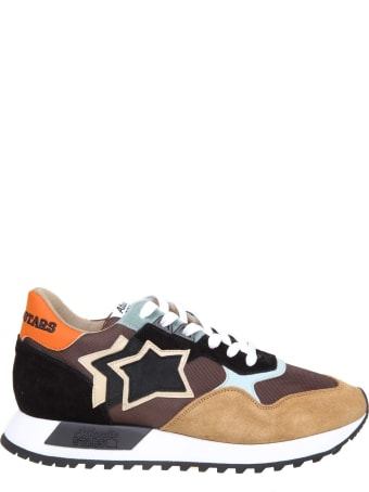 Atlantic Stars Draco Sneakers In Color Nylon And Suede