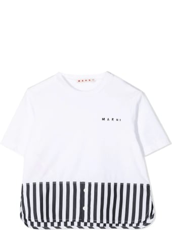 Marni Striped Hem T-shirt