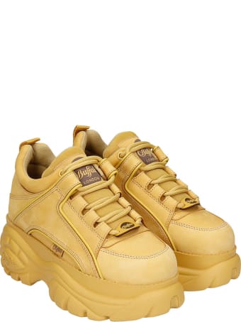 Buffalo Sneakers In Beige Nubuck