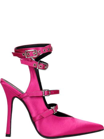 Marc Ellis Dec Cinturini Pumps In Fuxia Satin