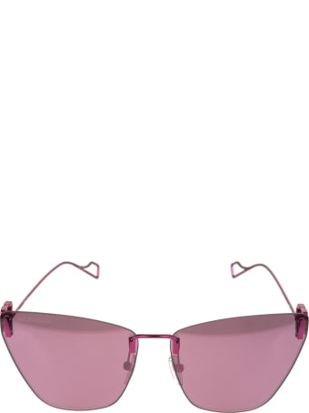 Balenciaga Pink Light Cat Woman Sunglasses