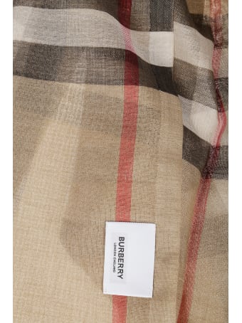 Burberry Sciarpa Giant Check Gauze