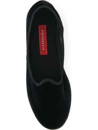 Vibi Venezia Furlane Velvet Slippers