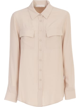 Liviana Conti Plain Shirt W/pockets