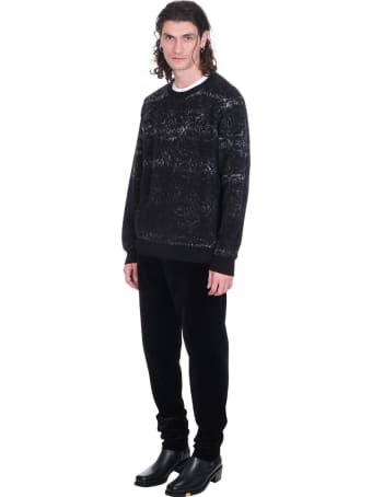 Rochas Knitwear In Black Wool
