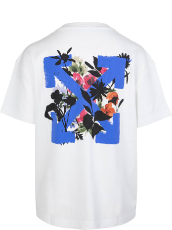 Off-White Woman Flower Arrow White T-shirt