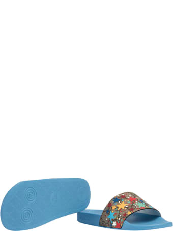 Gucci Blue Slippers