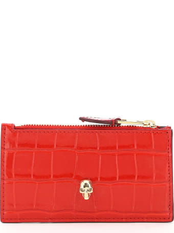 Alexander McQueen Skull Card Holder Pouch