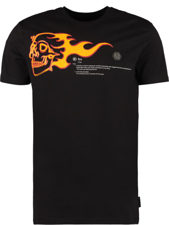 Philipp Plein Printed Cotton T-shirt