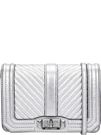Rebecca Minkoff Shoulder Bag In Silver Leather