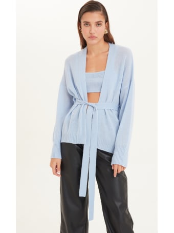 Antonella Rizza Cardigan Diamond Light Blue
