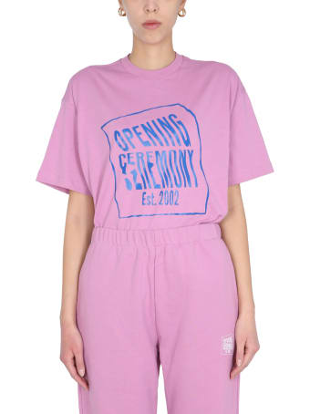Opening Ceremony T-shirt With Logo Print