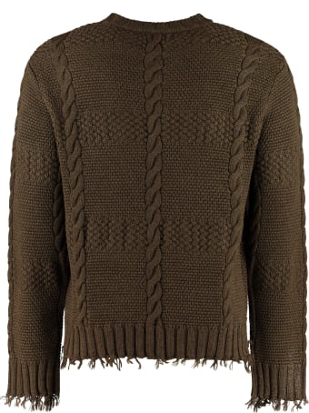 Alanui Crew-neck Wool Sweater