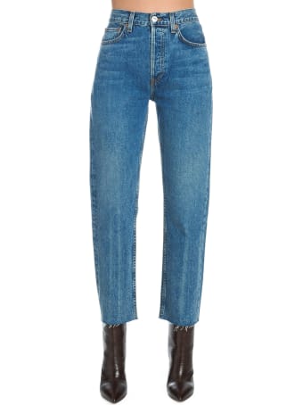 RE/DONE 'high Rise Stove Pipe' Jeans