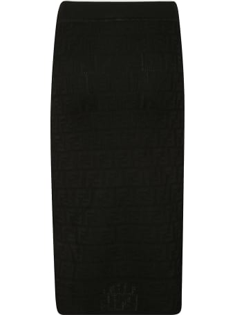 Fendi All-over Patterned Skirt