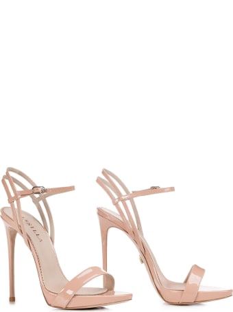 Le Silla Nude Patent Gwen 120 Sandals