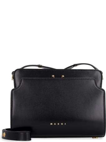 Marni Trunk Reverse Leather Shoulder Bag