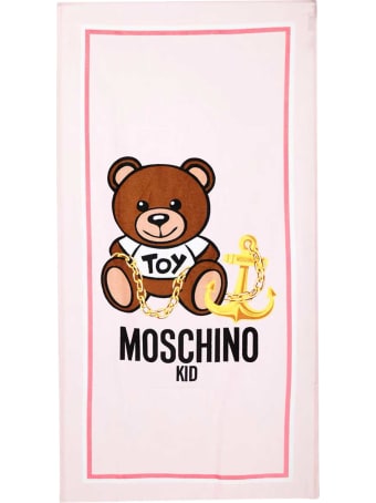 Moschino Beach Towel With Print