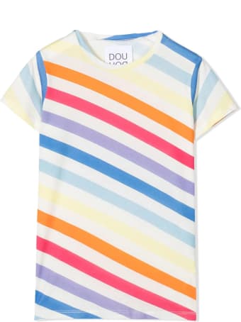 Douuod T-shirt With Color-block Design