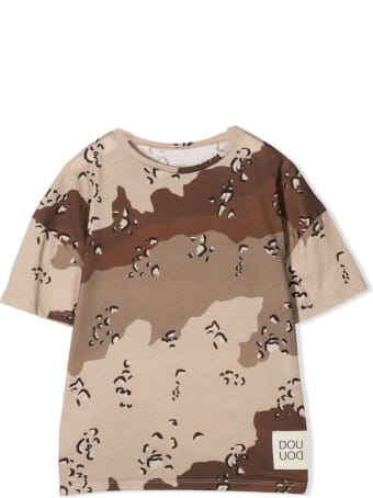 Douuod Camouflage Print T-shirt
