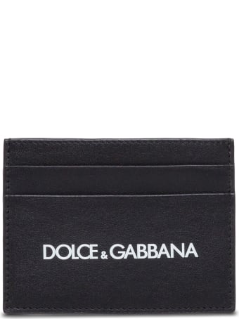 Dolce & Gabbana Leather Card Holder With Logo