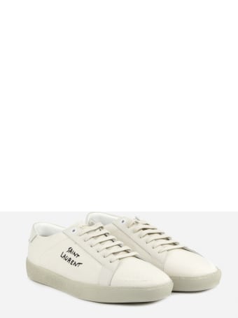 Saint Laurent Court Classic Sl / 06 Sneakers In Cotton