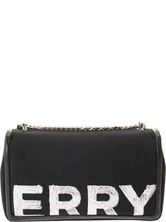 Burberry Lola - Medium Logo Print Cotton Bag