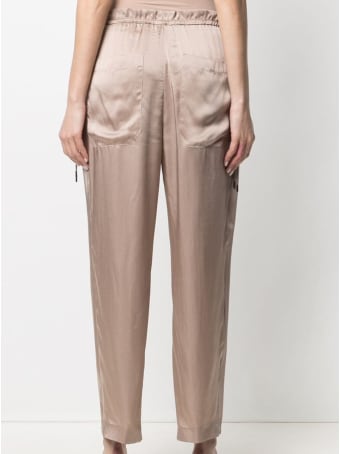 Fabiana Filippi Pink Satin Pants