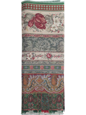 Pierre-Louis Mascia Wash Printed Scarf 65x190 W/fringes