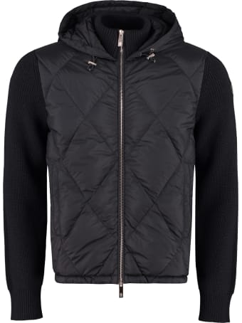 Moncler Cardigan With Padded Front Panel