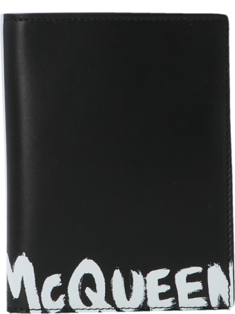 Alexander McQueen 'graffiti' Passport Holder