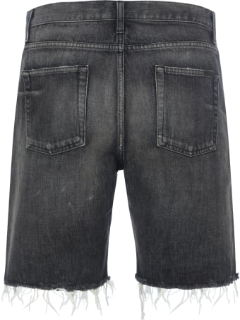 Saint Laurent Denim Short Straight