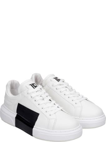 John Richmond Sneakers In White Leather
