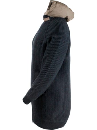 Brunello Cucinelli Cashmere Outerware + Down Vest Inside