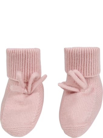 Absorba Pink Bootee For Baby Girl